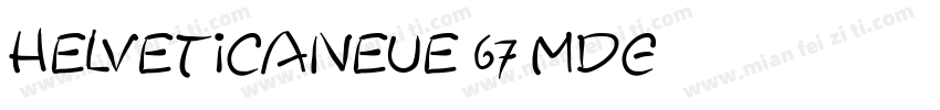 helveticaneue 67 mdc字体转换